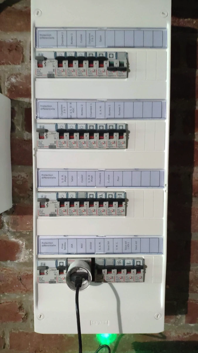 tableau électrique rénové